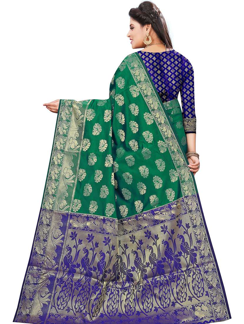 women self design kanjivaram saree - 21696559 -  Standard Image - 1