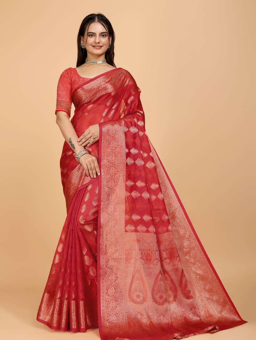 women self design banarasi saree - 21696574 - Zoom Image - 0