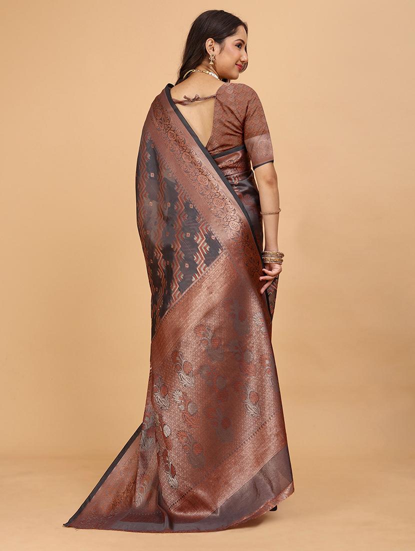women self design banarasi saree - 21696577 -  Standard Image - 1
