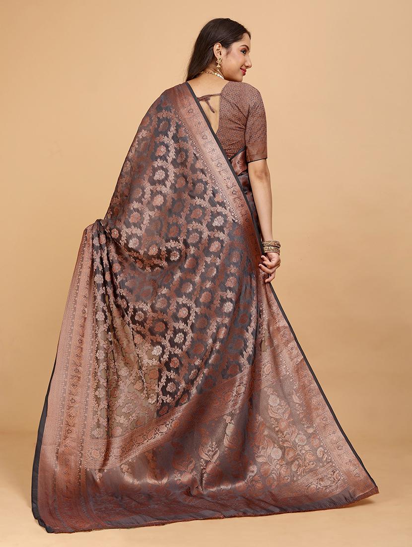 women self design banarasi saree - 21696583 - Standard Image - 1