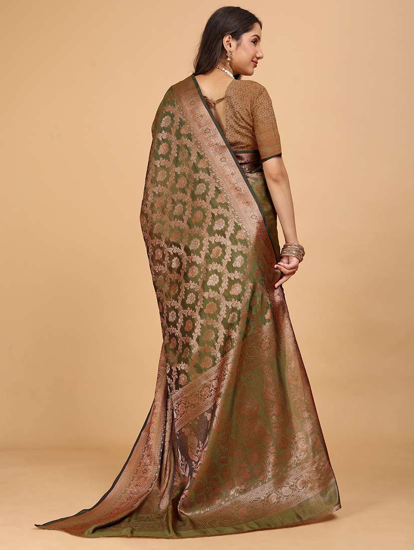 women self design banarasi saree - 21696584 - Standard Image - 1