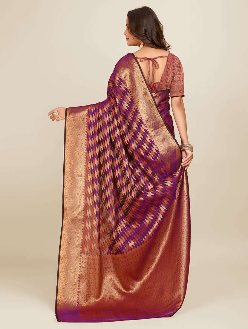 women self design banarasi saree - 21696602 -  Standard Image - 1