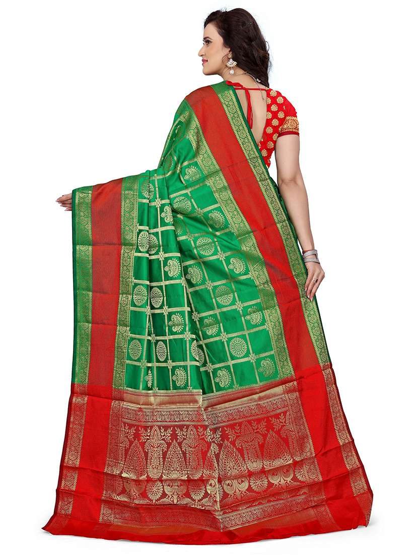 women self design banarasi saree - 21696610 -  Standard Image - 1
