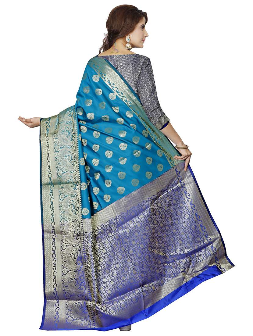 women self design banarasi saree - 21696646 -  Standard Image - 1