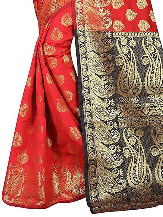 women self design banarasi saree - 21696669 -  Standard Image - 1
