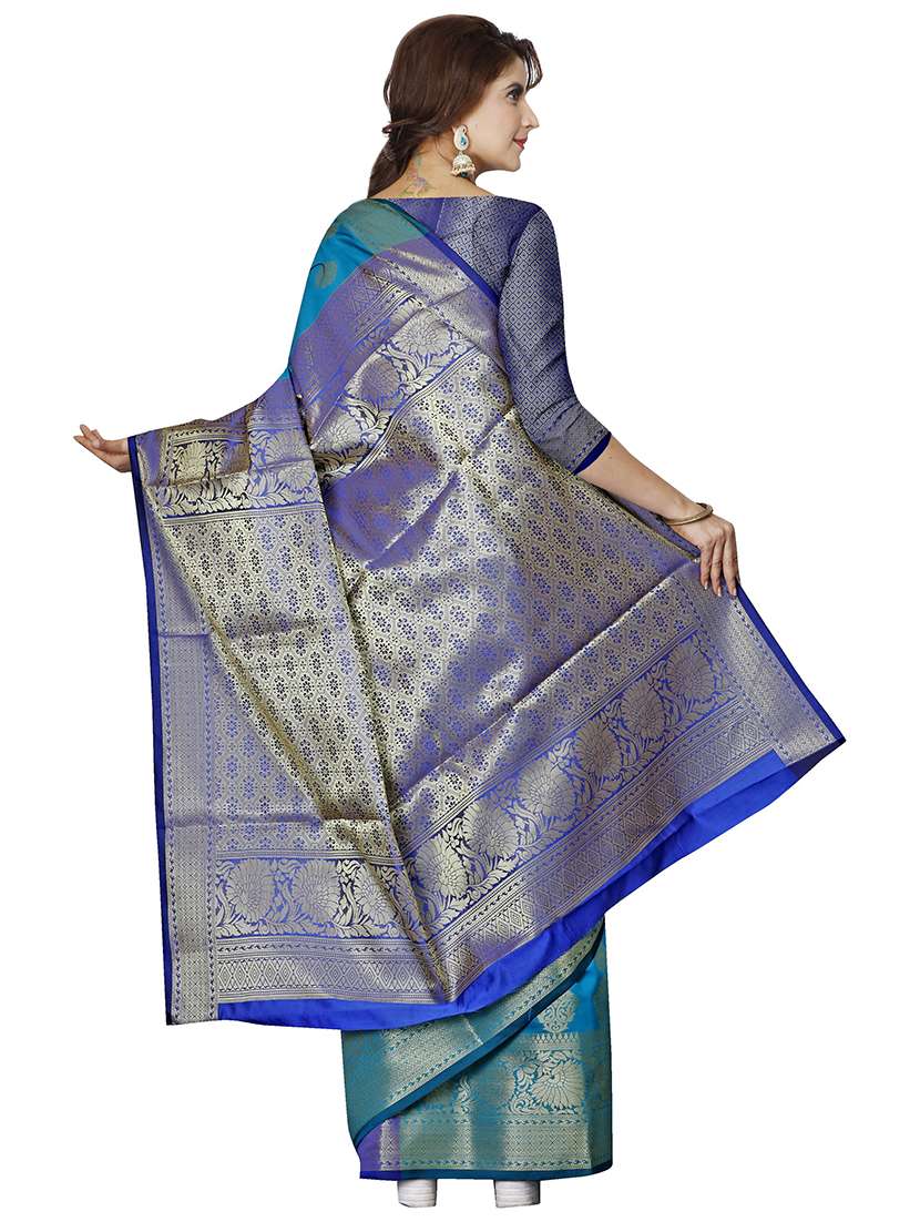 women self design banarasi saree - 21696676 -  Standard Image - 1