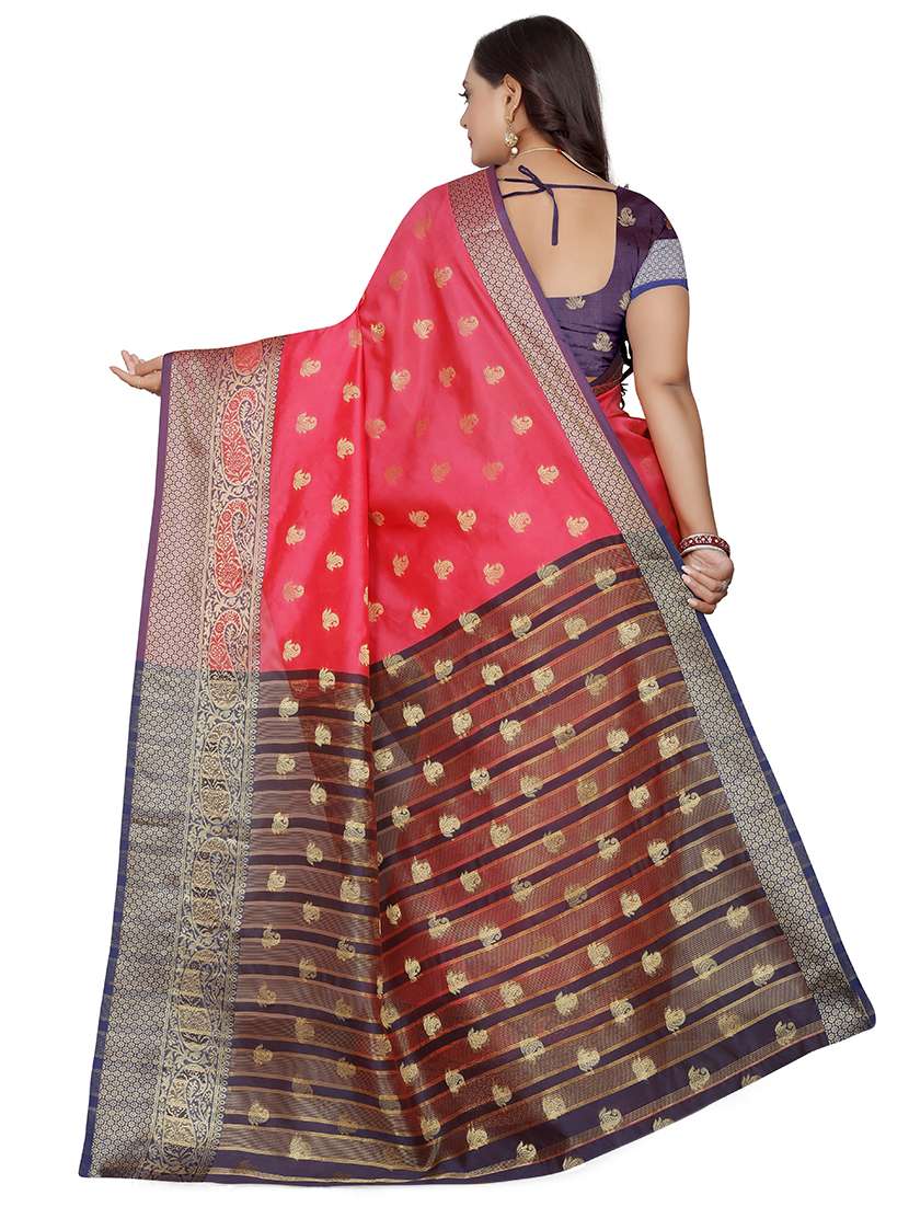 women self designed bordered saree - 21696692 - Standard Image - 1