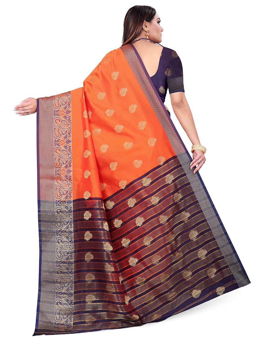 women self designed bordered saree - 21696704 -  Standard Image - 1
