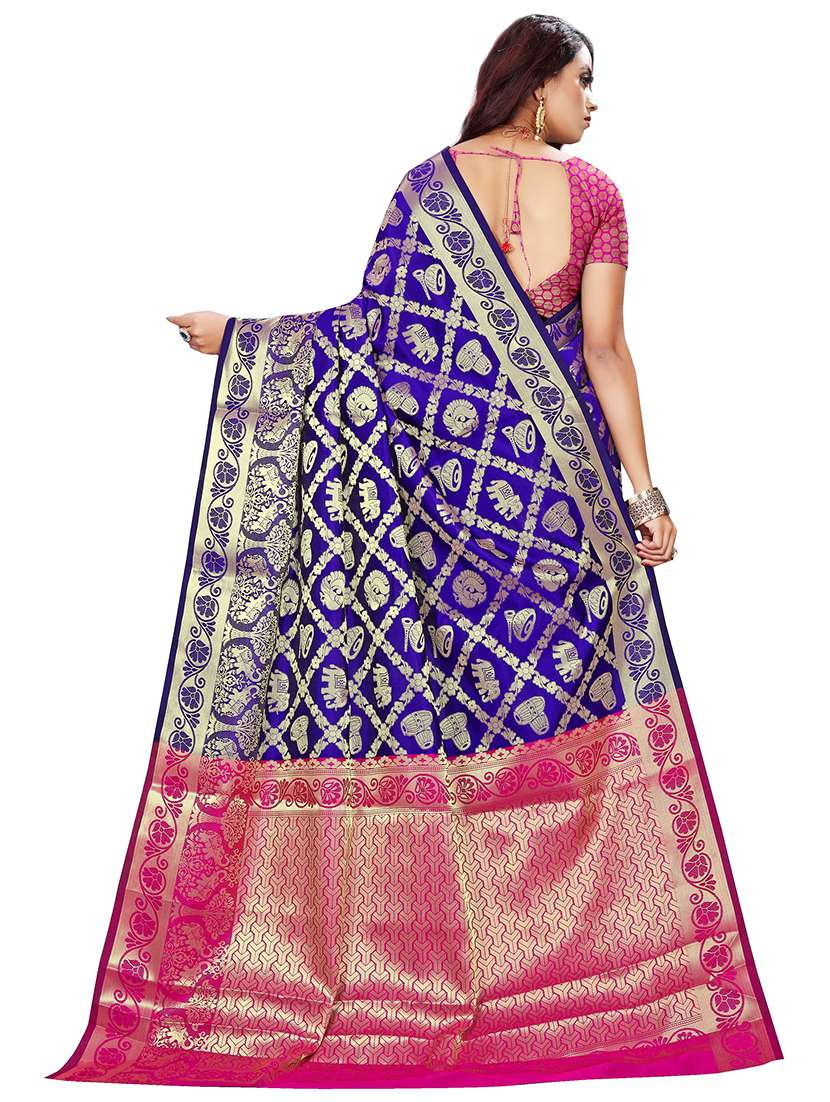 women self designed banarasi saree - 21696713 -  Standard Image - 1
