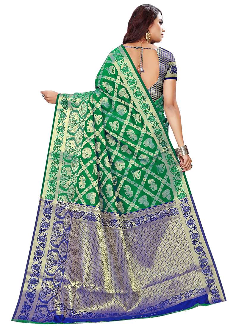 women self designed banarasi saree - 21696716 -  Standard Image - 1