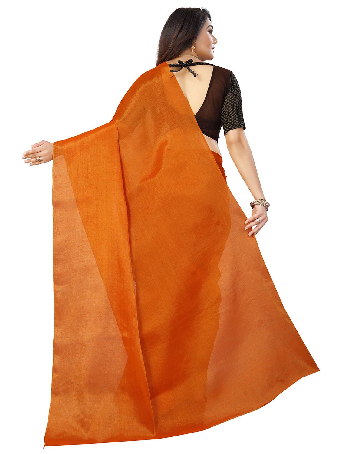women self designed plain saree - 21696788 - Standard Image - 1