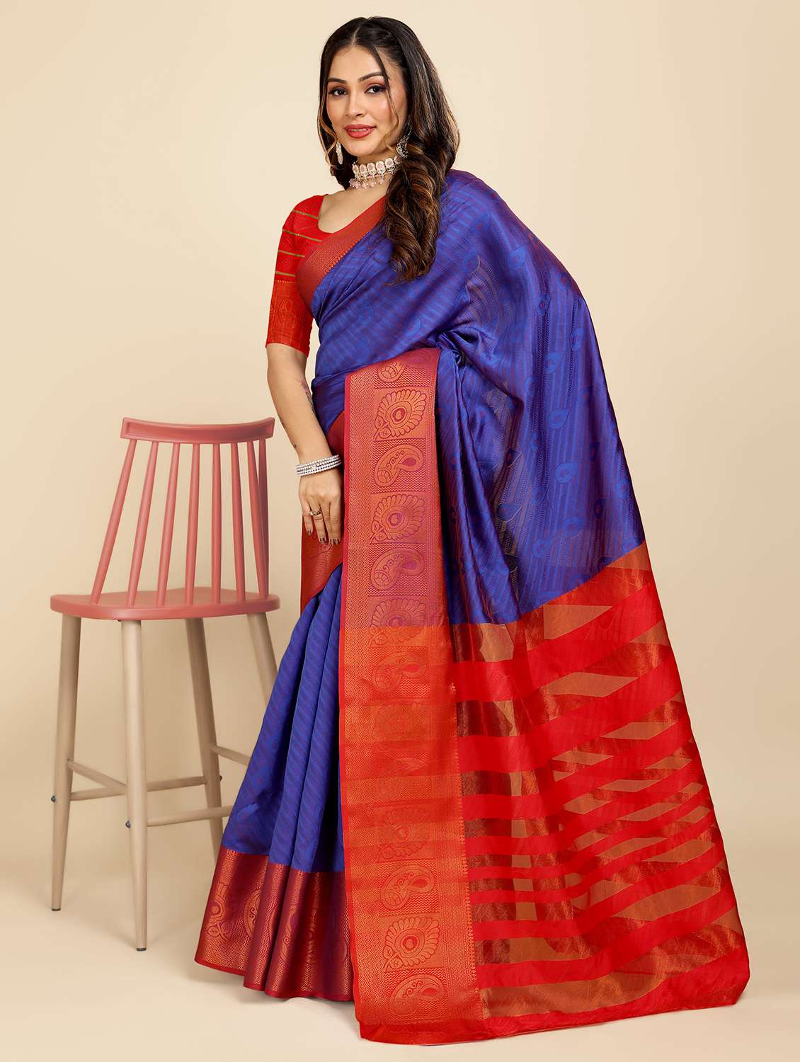 women self design banarasi saree - 21696841 - Standard Image - 1