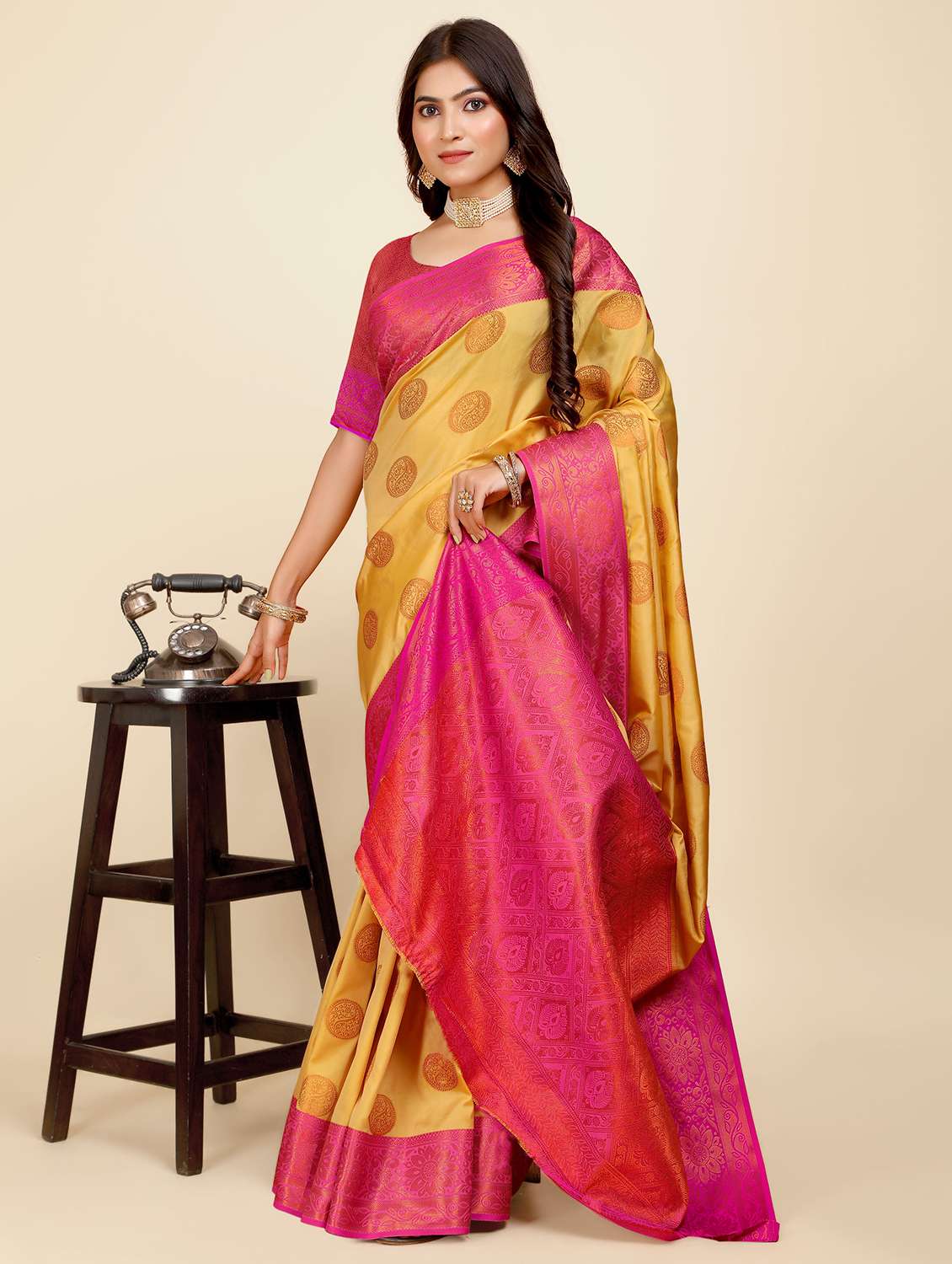 women self design banarasi saree - 21696852 -  Standard Image - 1