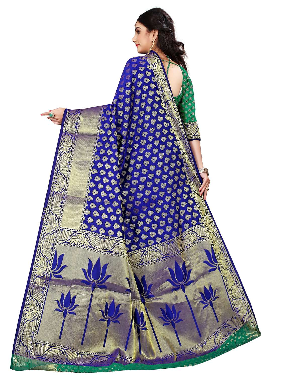 women self design banarasi saree - 21696865 -  Standard Image - 1