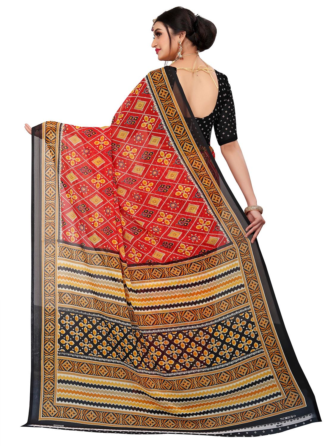 women red printed saree - 21696891 -  Standard Image - 1