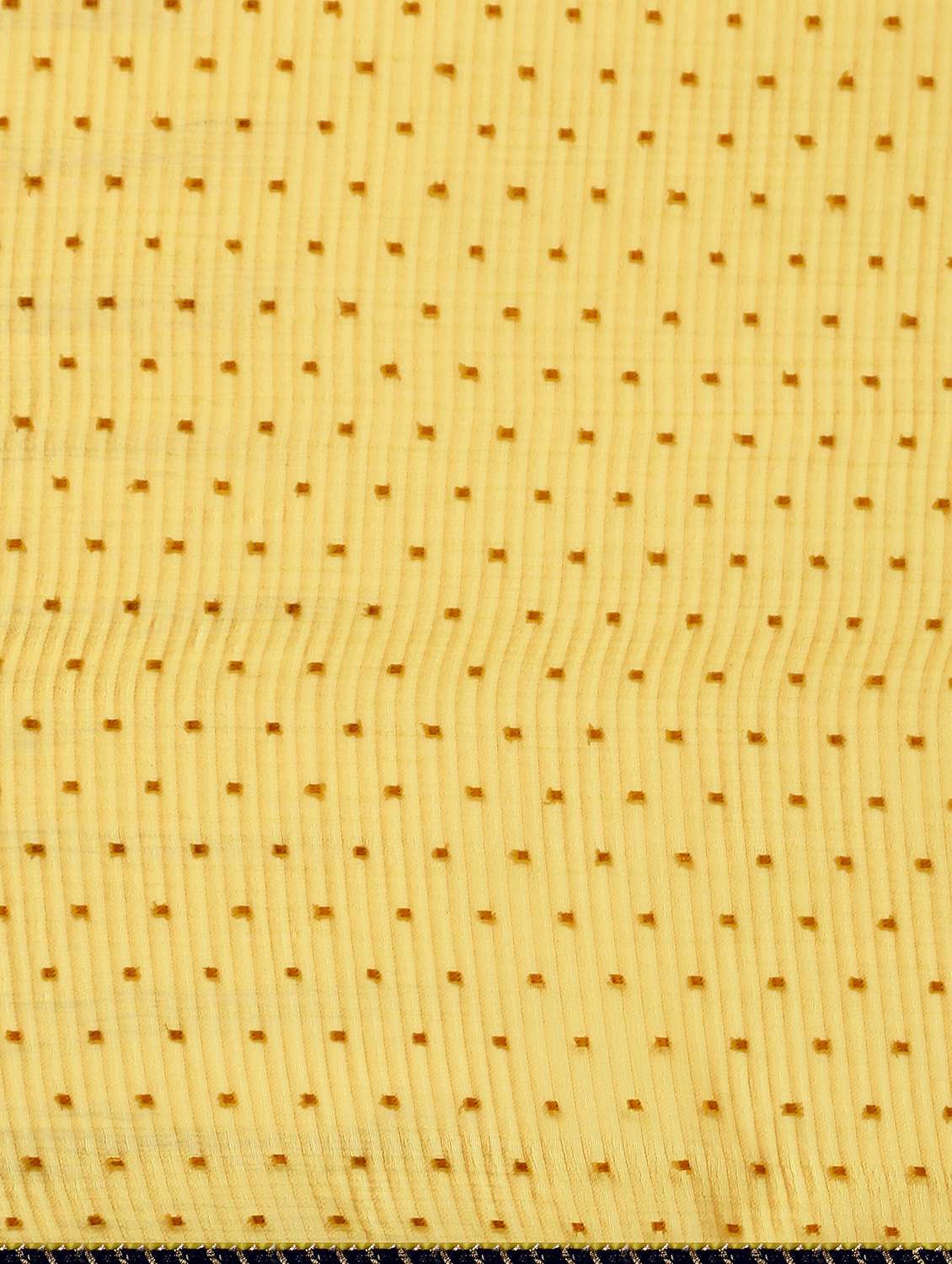 women yellow self design saree - 21696909 -  Standard Image - 4