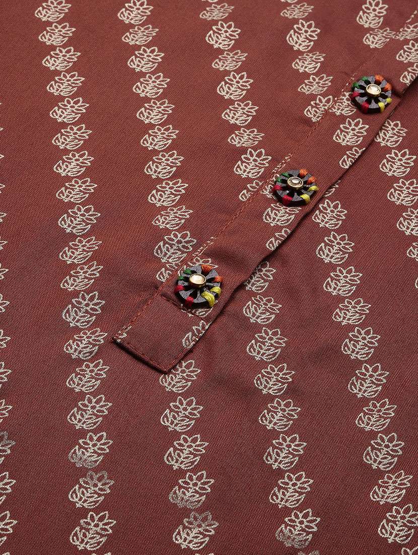 women three quarter sleeve straight kurta - 21696973 -  Standard Image - 6