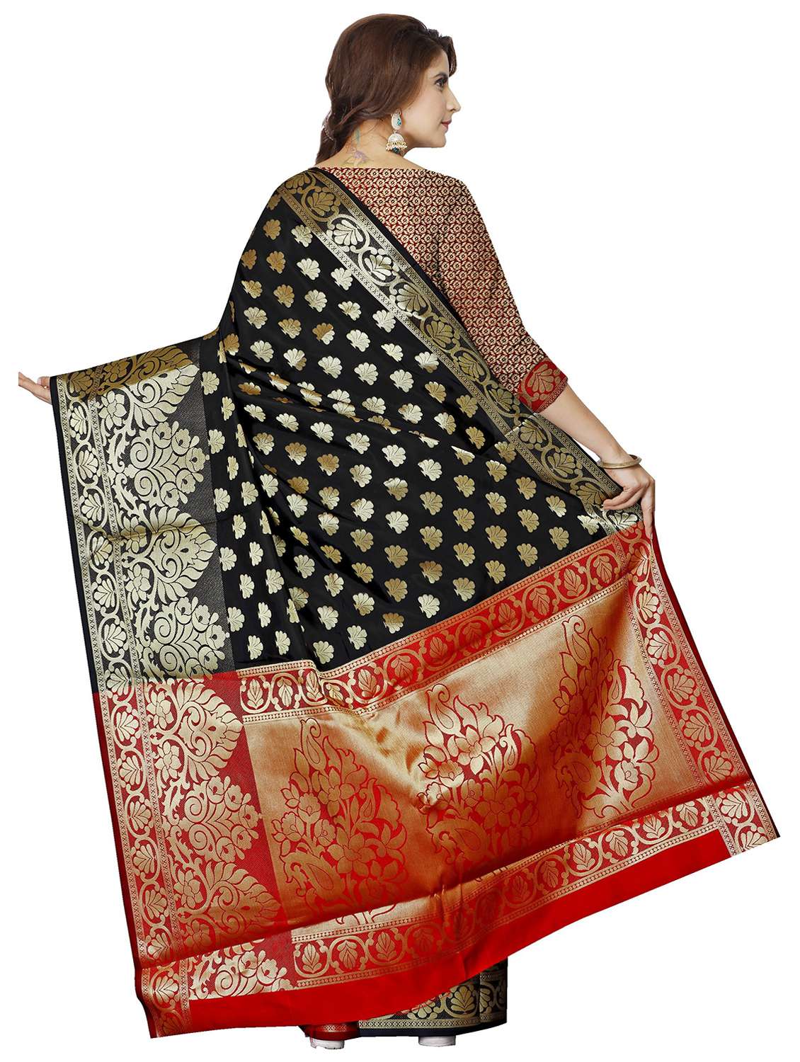 women self design banarasi saree - 21696980 -  Standard Image - 1