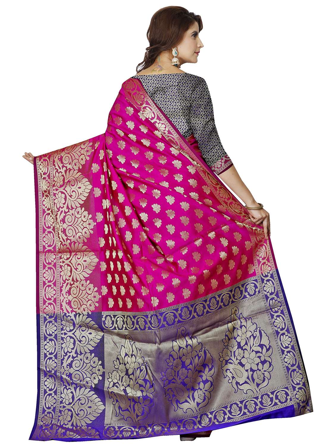 women self design banarasi saree - 21696984 - Standard Image - 1