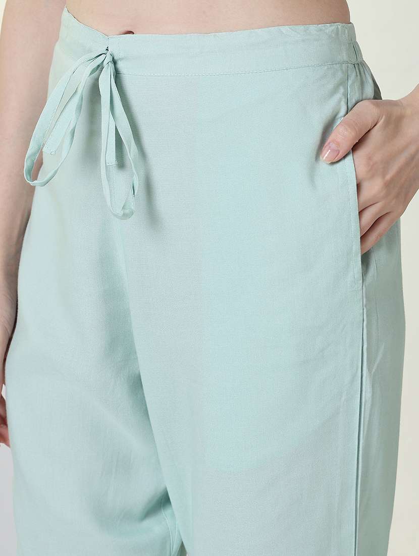 women three quarter sleeve kurta pant with dupatta set - 21697057 -  Standard Image - 6