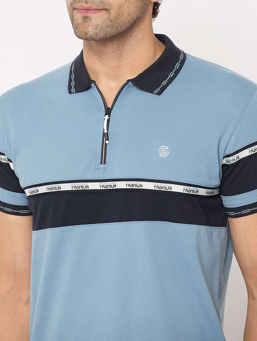 men color block short sleeve t-shirt - 21697121 -  Standard Image - 4