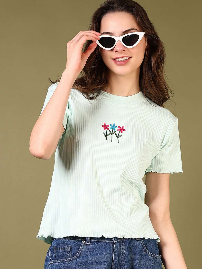 women printed short sleeve t-shirt - 21697597 -  Standard Image - 1