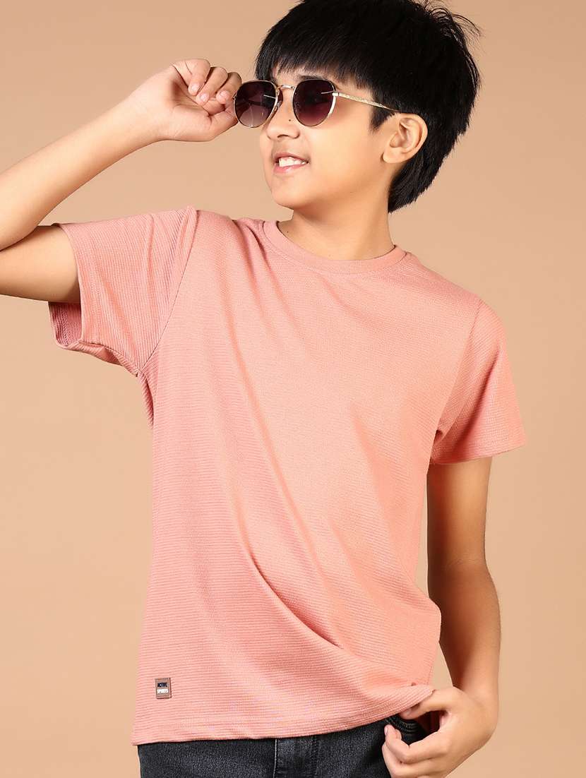 boys solid short sleeve t-shirt - 21697626 -  Standard Image - 1