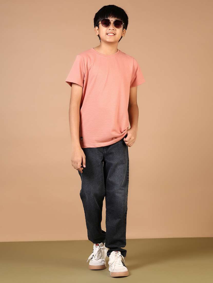 boys solid short sleeve t-shirt - 21697626 -  Standard Image - 4