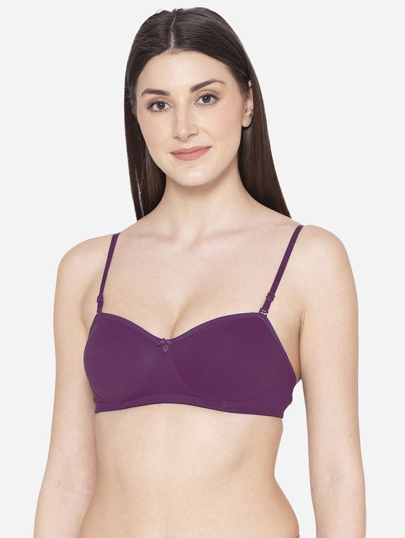 women solid lightly padded t-shirt bra
