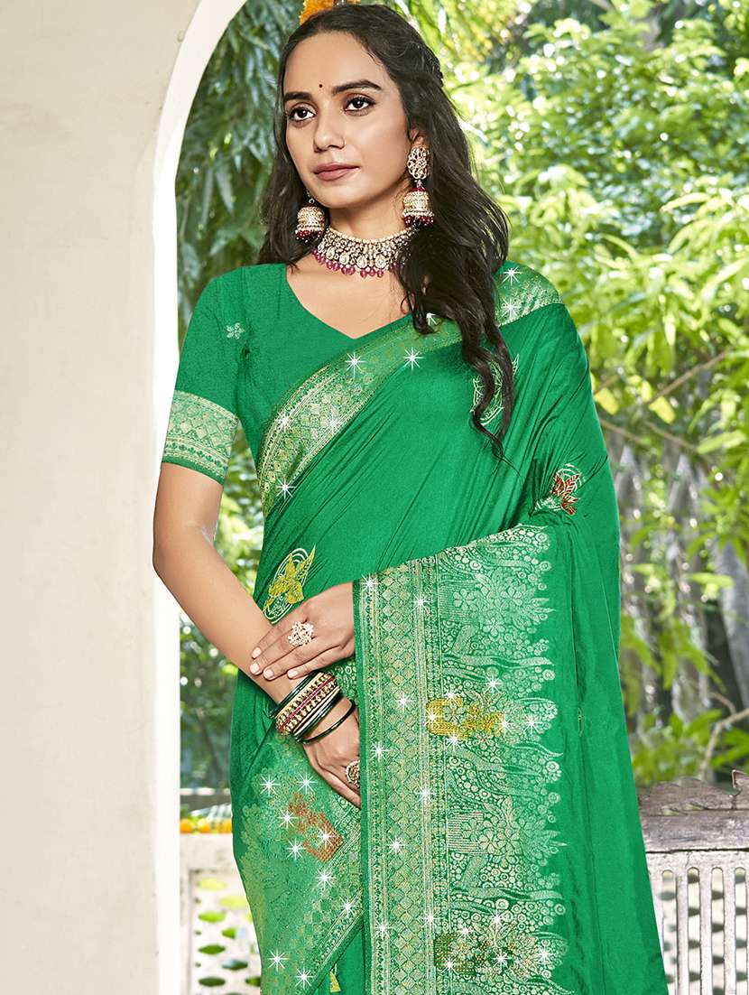 women self design banarasi saree with blouse - 21697833 -  Standard Image - 1