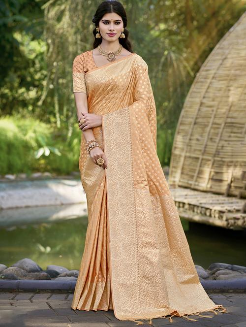 women self design banarasi saree with blouse - 21697870 - Standard Image - 0