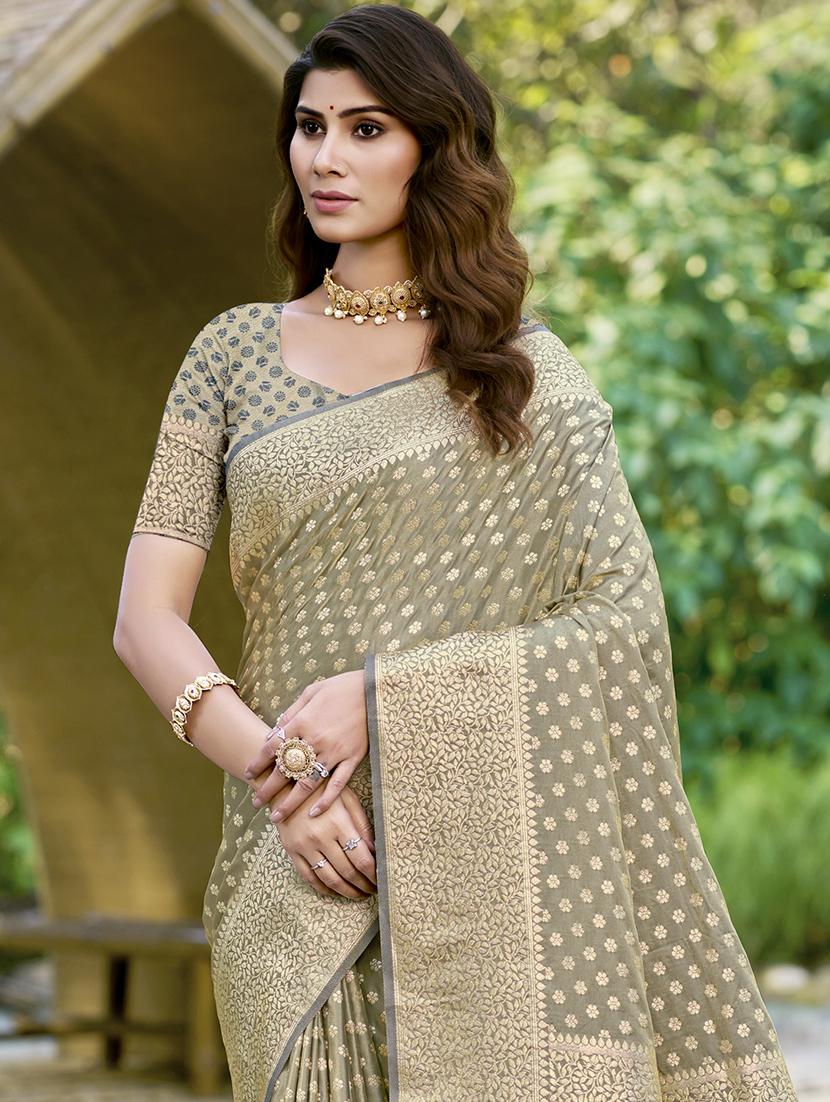 women self design banarasi saree with blouse - 21697873 -  Standard Image - 1