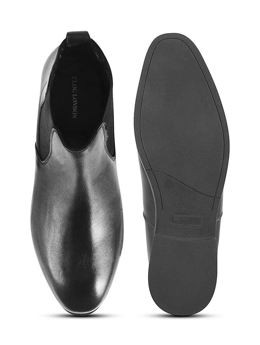 men black slip on boots - 21698012 - Standard Image - 4