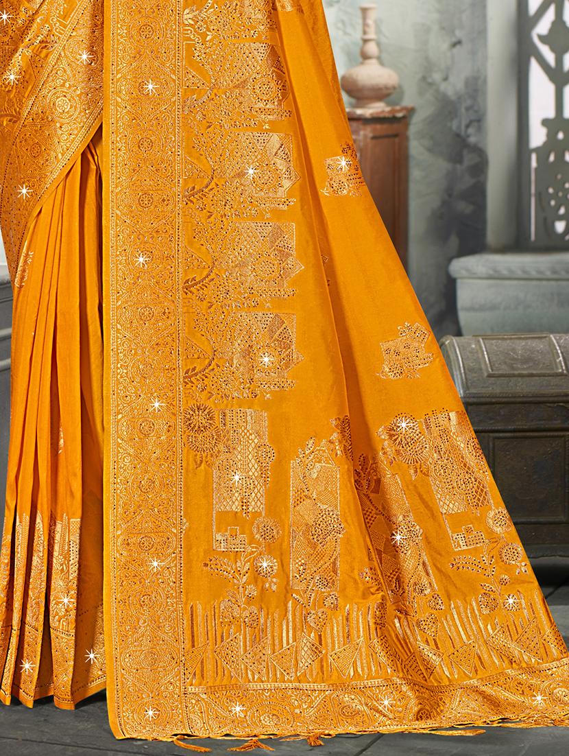 women self design banarasi saree with blouse - 21698225 - Standard Image - 1