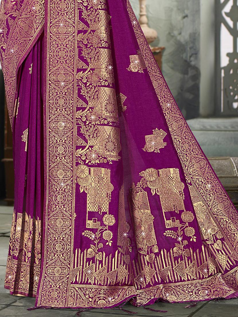 women self design banarasi saree with blouse - 21698229 - Standard Image - 1