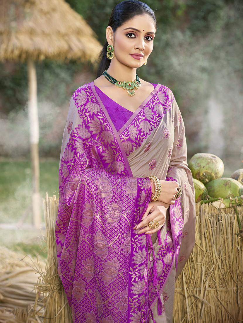 women self design banarasi saree with blouse - 21698245 - Standard Image - 1