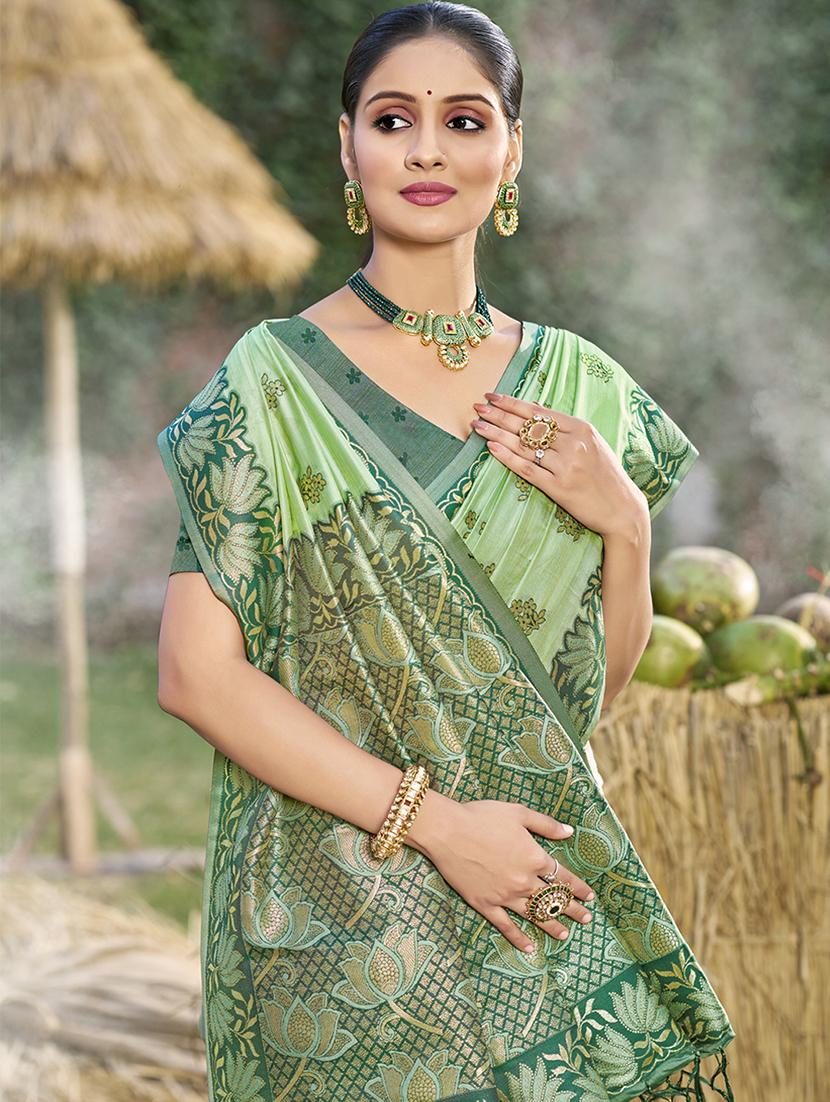 women self design banarasi saree with blouse - 21698246 - Standard Image - 1