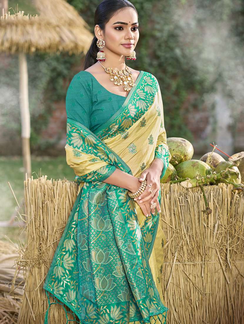 women self design banarasi saree with blouse - 21698249 -  Standard Image - 1