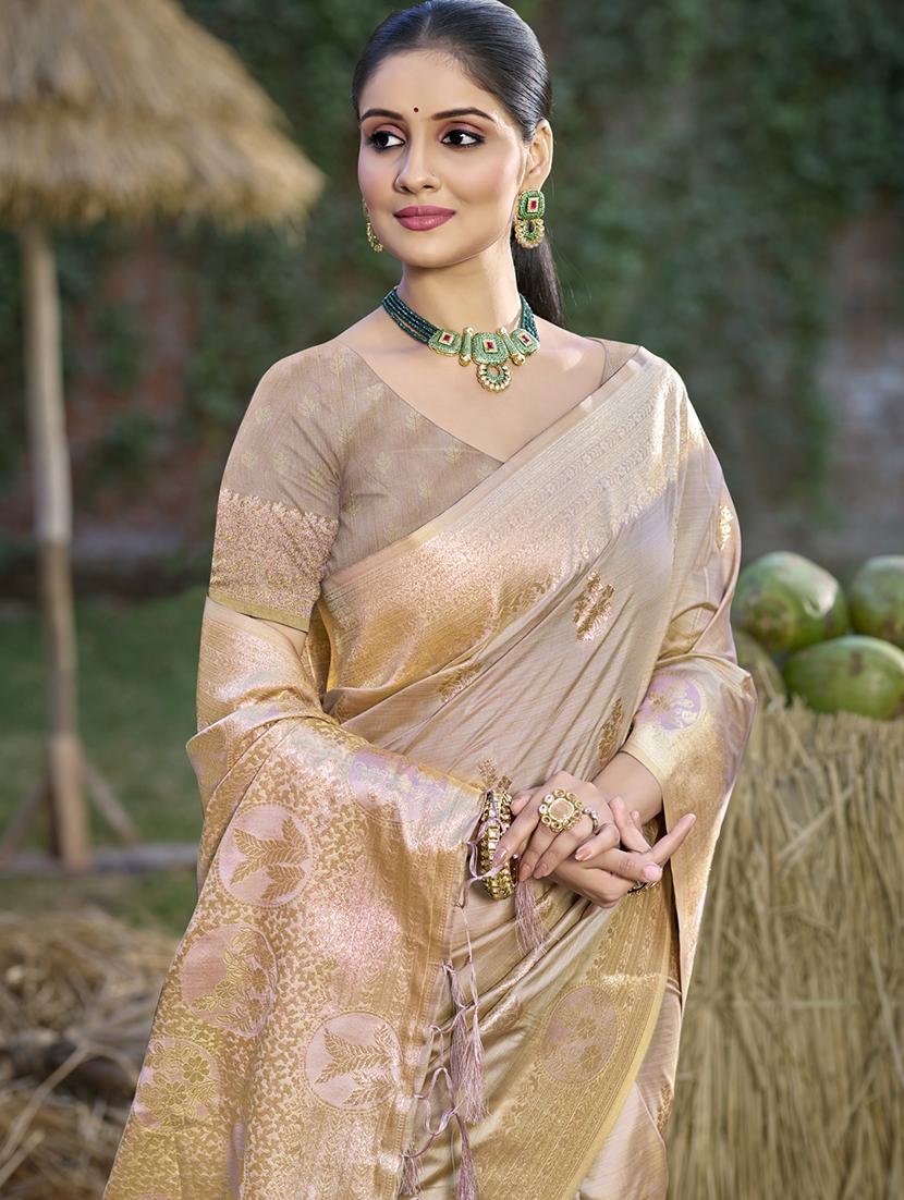 women self design banarasi saree with blouse - 21698250 - Standard Image - 1