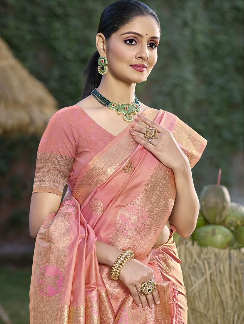 women self design banarasi saree with blouse - 21698253 - Standard Image - 1