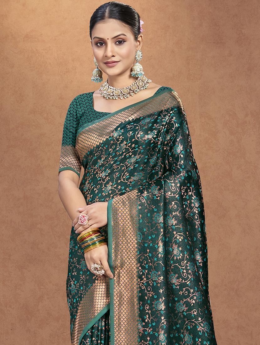 women self design banarasi saree with blouse - 21698266 - Standard Image - 1