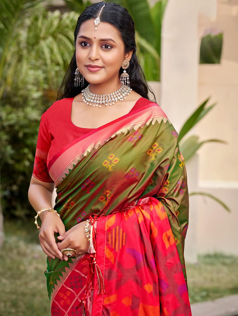women self design banarasi saree with blouse - 21698325 - Standard Image - 1