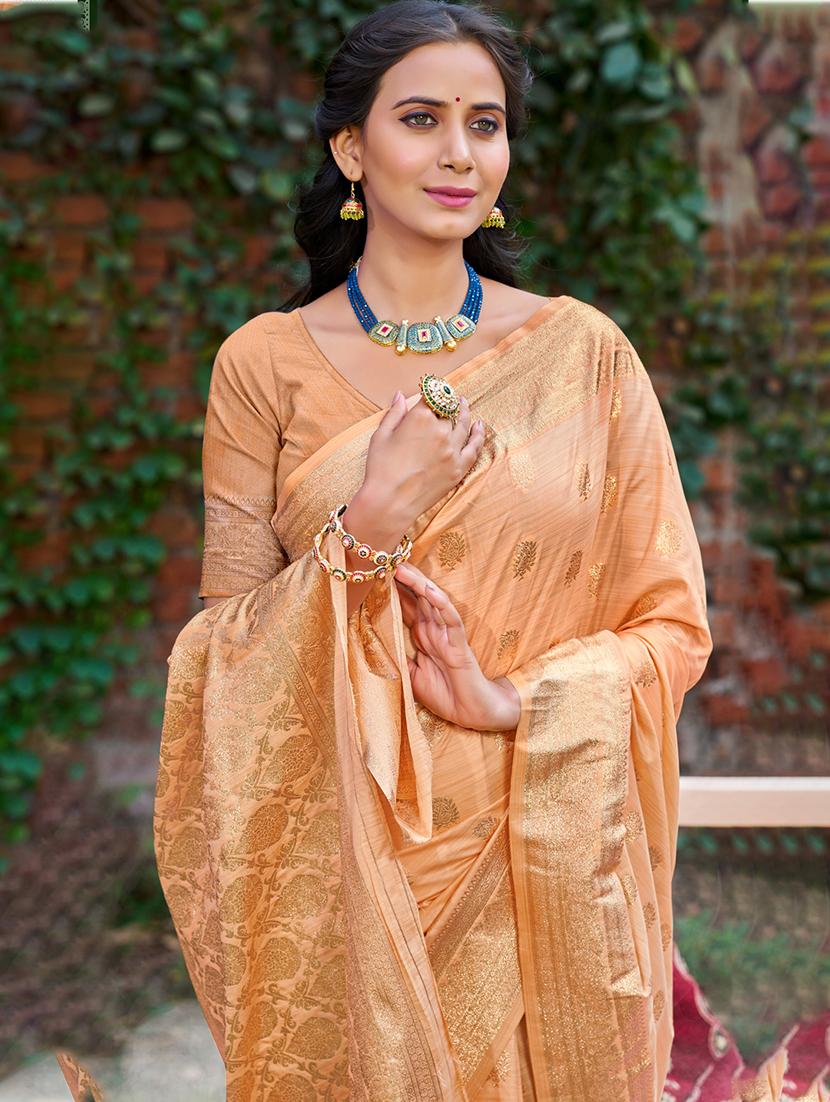 women self design banarasi saree with blouse - 21698327 - Standard Image - 1
