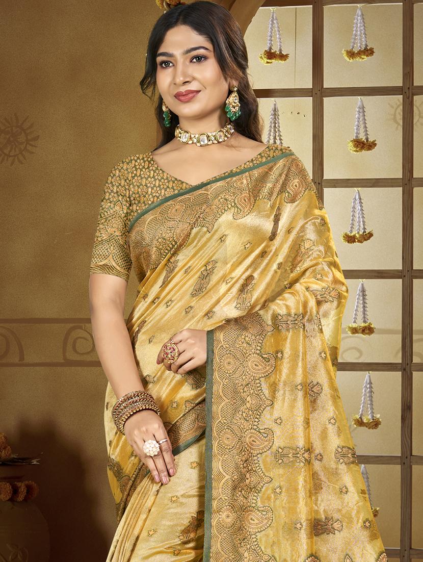 women self design banarasi saree with blouse - 21698381 - Standard Image - 1