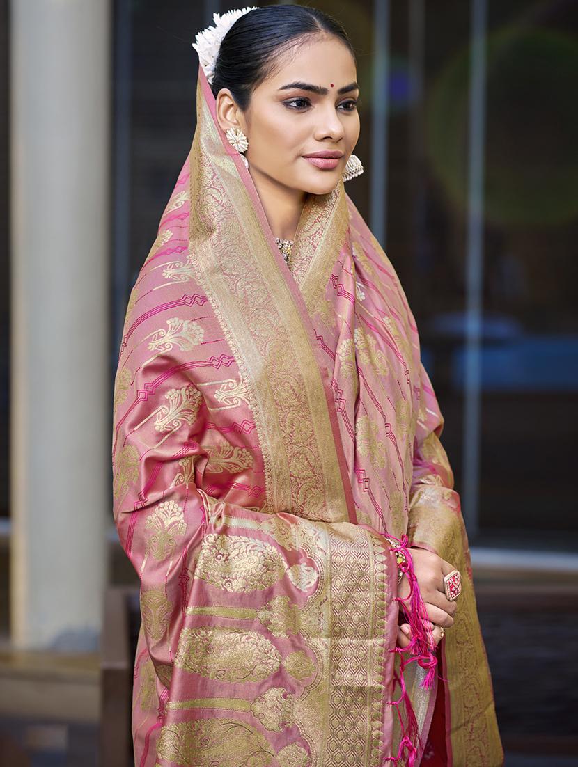 women self design banarasi saree with blouse - 21698387 - Standard Image - 1