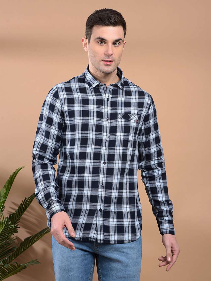 men printed long sleeve casual shirt - 21698454 - Standard Image - 4