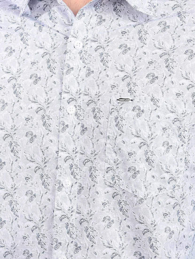 men printed long sleeve casual shirt - 21698459 -  Standard Image - 6