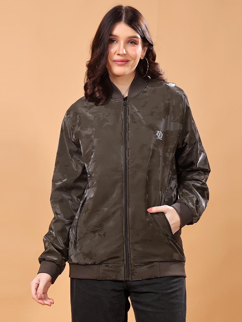 women printed long sleeves regular jacket - 21698492 - Zoom Image - 0