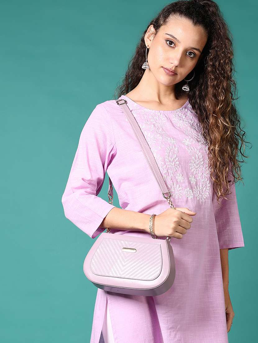 women embroidered three quarter sleeve straight kurta - 21698899 - Standard Image - 4