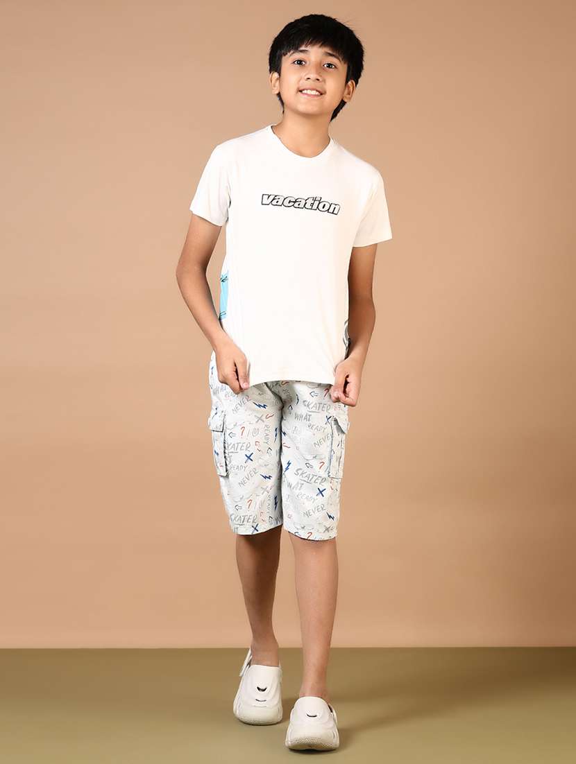 boys printed short sleeves t-shirt - 21698929 -  Standard Image - 4